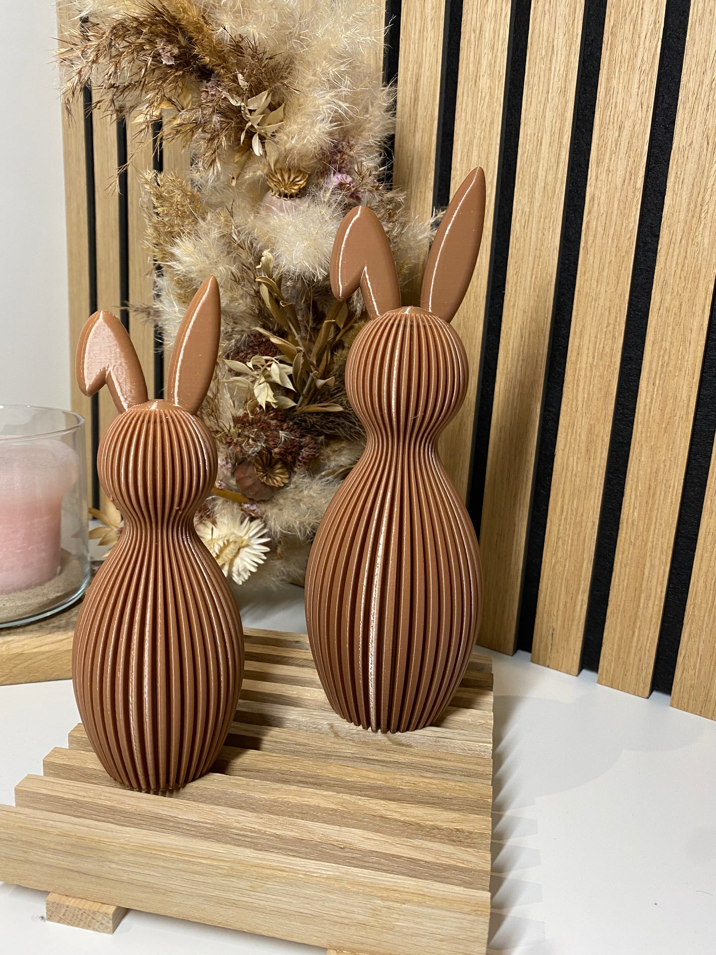 Osterhase mit kleinen Knickohr Ohr - tolle Osterdeko in zwei Größen