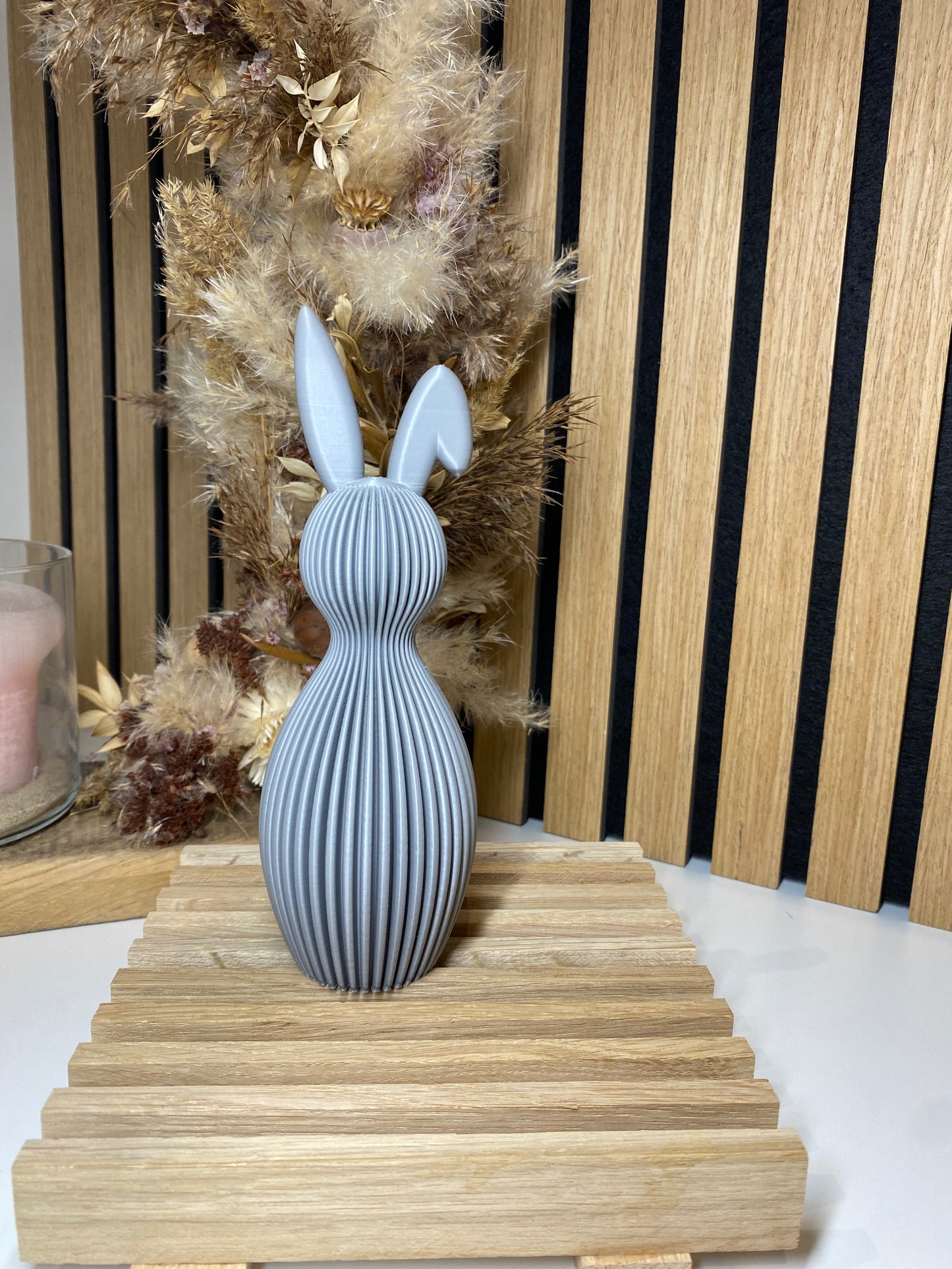 Osterhase mit kleinen Knickohr Ohr - tolle Osterdeko in zwei Größen