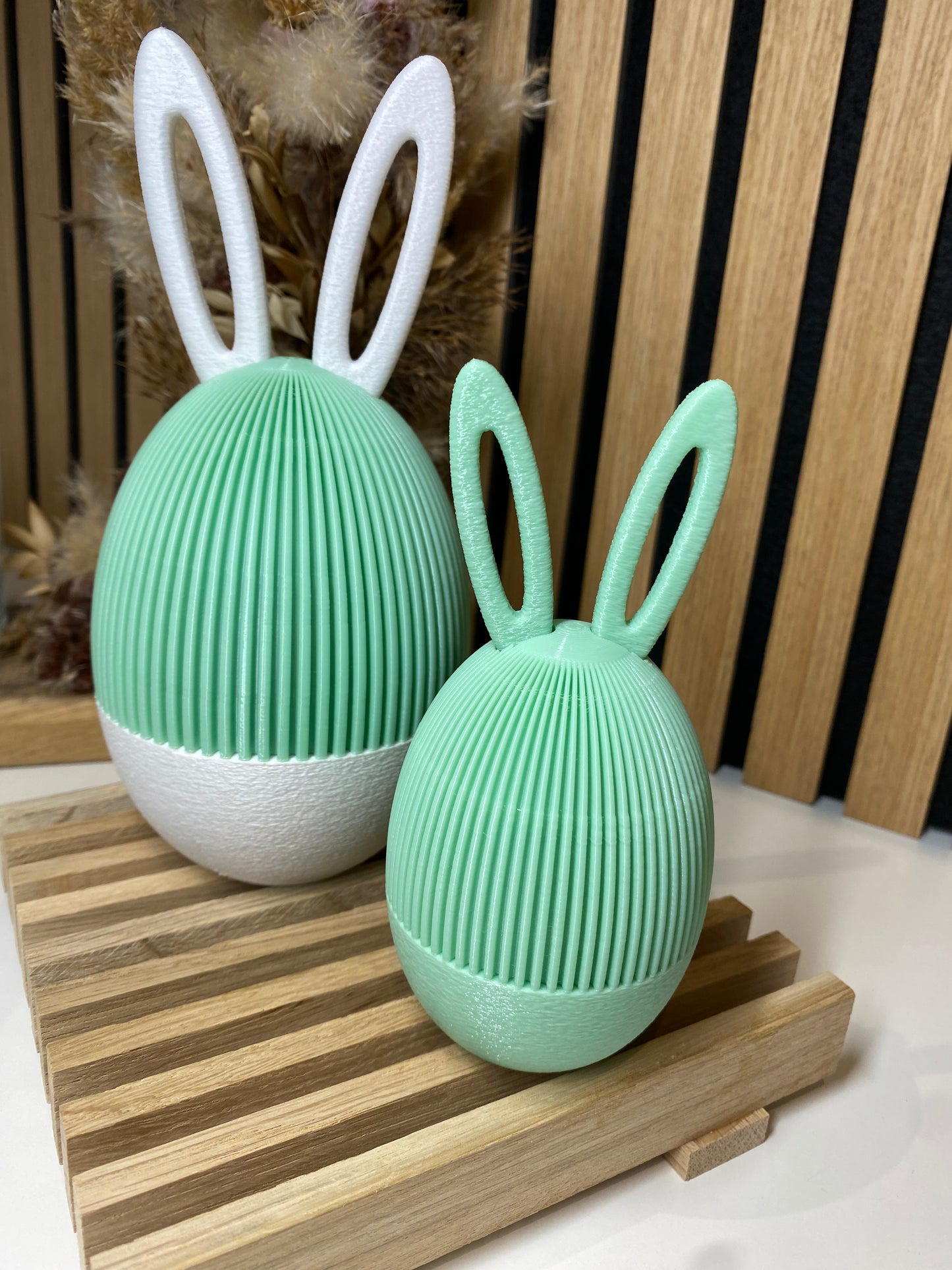 Deko Osterei mit Ohren eyecatcher Ostern Eier Schraubbar zum befüllen PLA 3D-Druck süße Osterei Kinder Überraschungsei Sale Last Minute