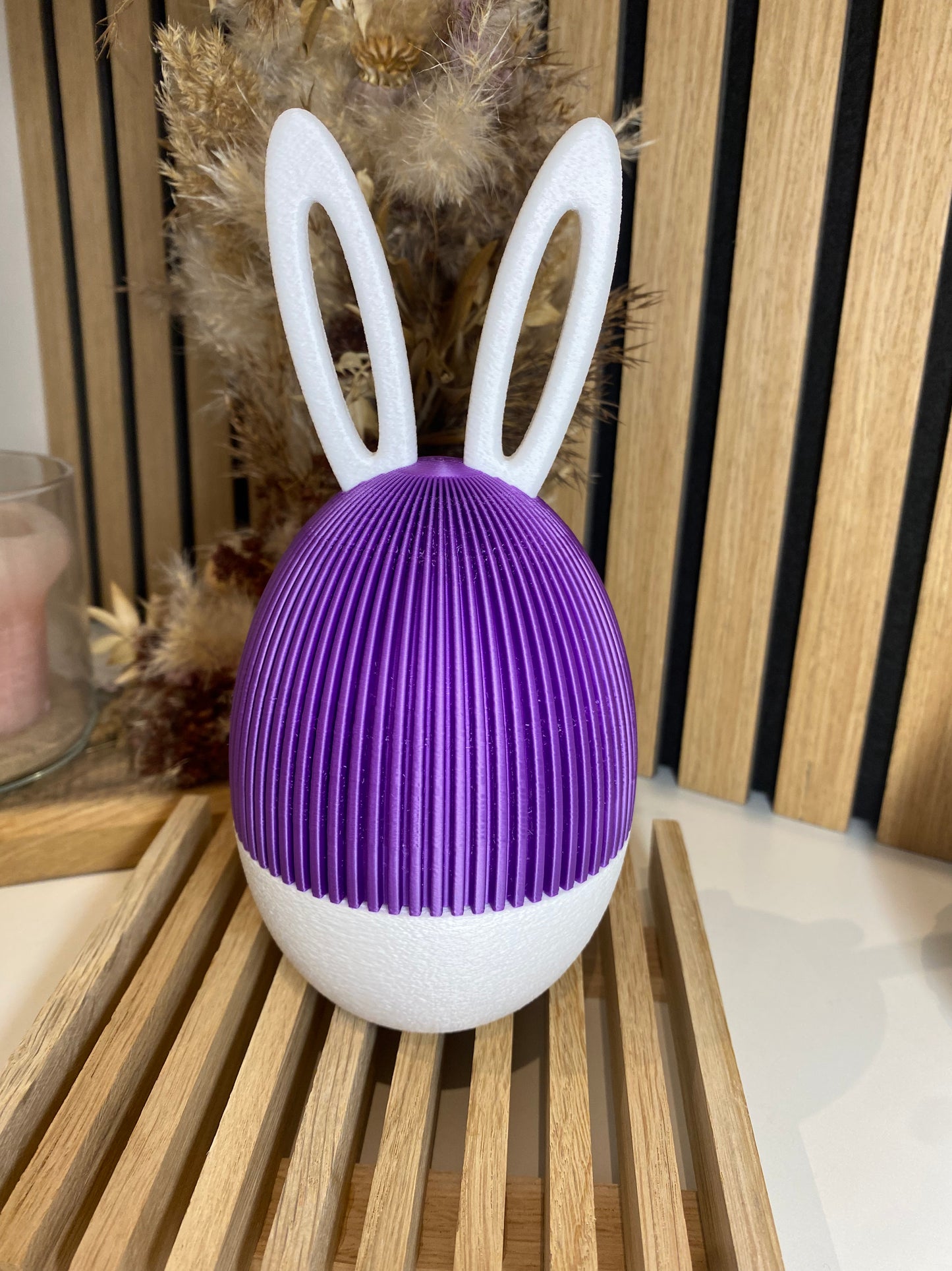 Deko Osterei mit Ohren eyecatcher Ostern Eier Schraubbar zum befüllen PLA 3D-Druck süße Osterei Kinder Überraschungsei Sale Last Minute