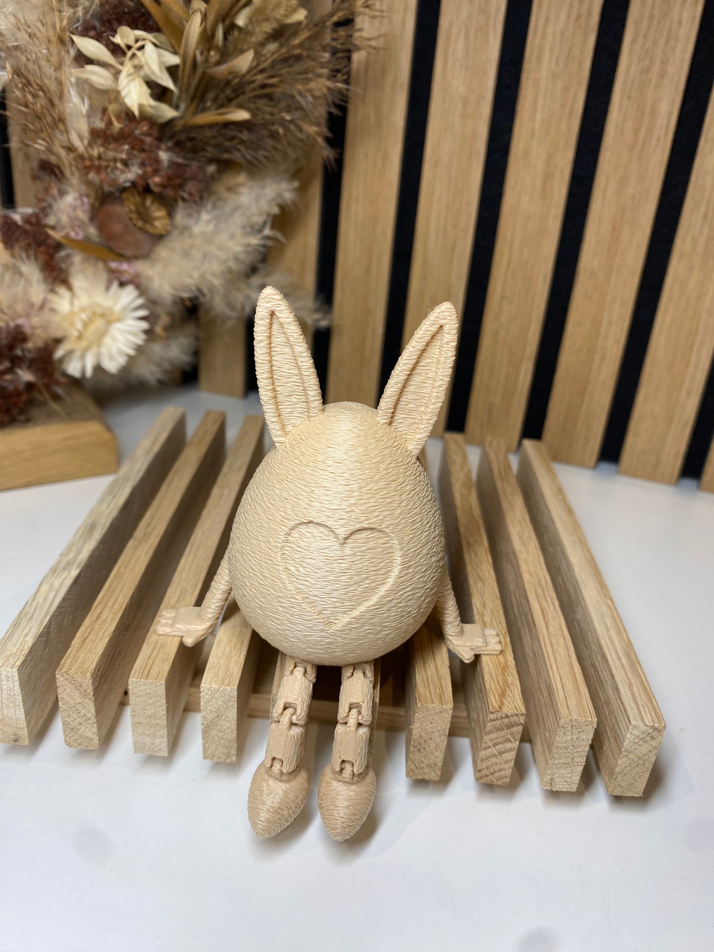 Osterhasen - Ei mit beweglichen Beinen - tolle Osterdeko in drei Größen