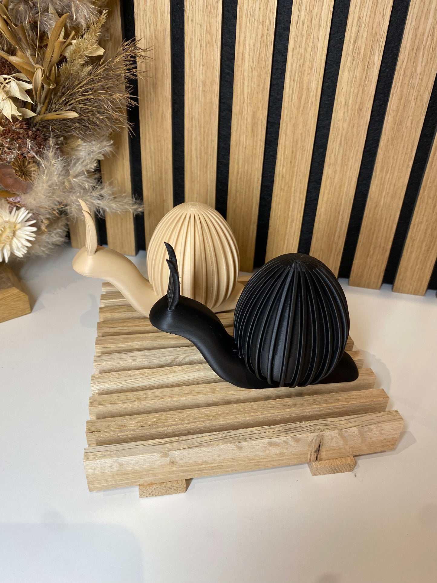 Oster Schnecke mit Hasenohren – moderne Frühlingsdeko – 3 Designs – orginelle Osterdekoration