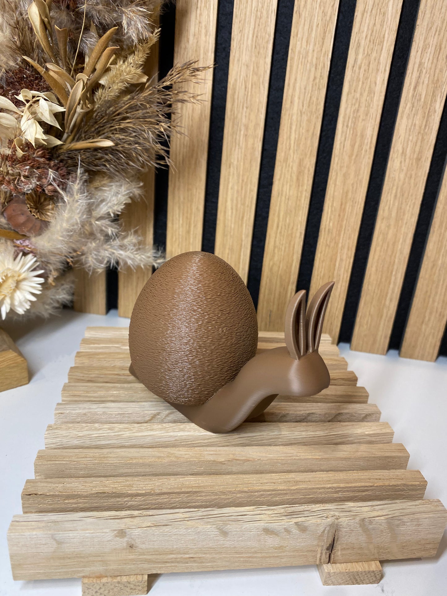 Oster Schnecke mit Hasenohren – moderne Frühlingsdeko – 3 Designs – orginelle Osterdekoration