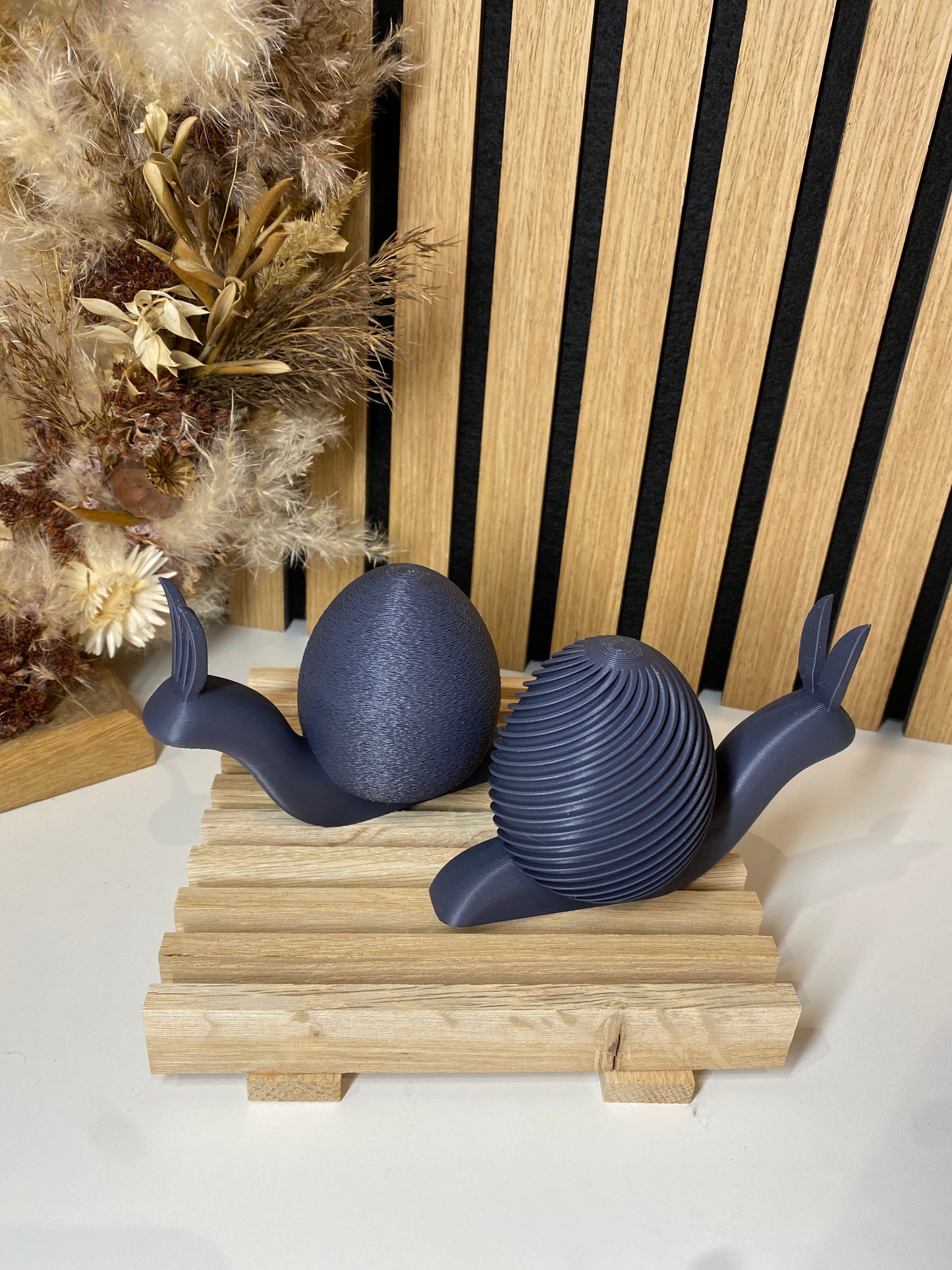 Oster Schnecke mit Hasenohren – moderne Frühlingsdeko – 3 Designs – orginelle Osterdekoration