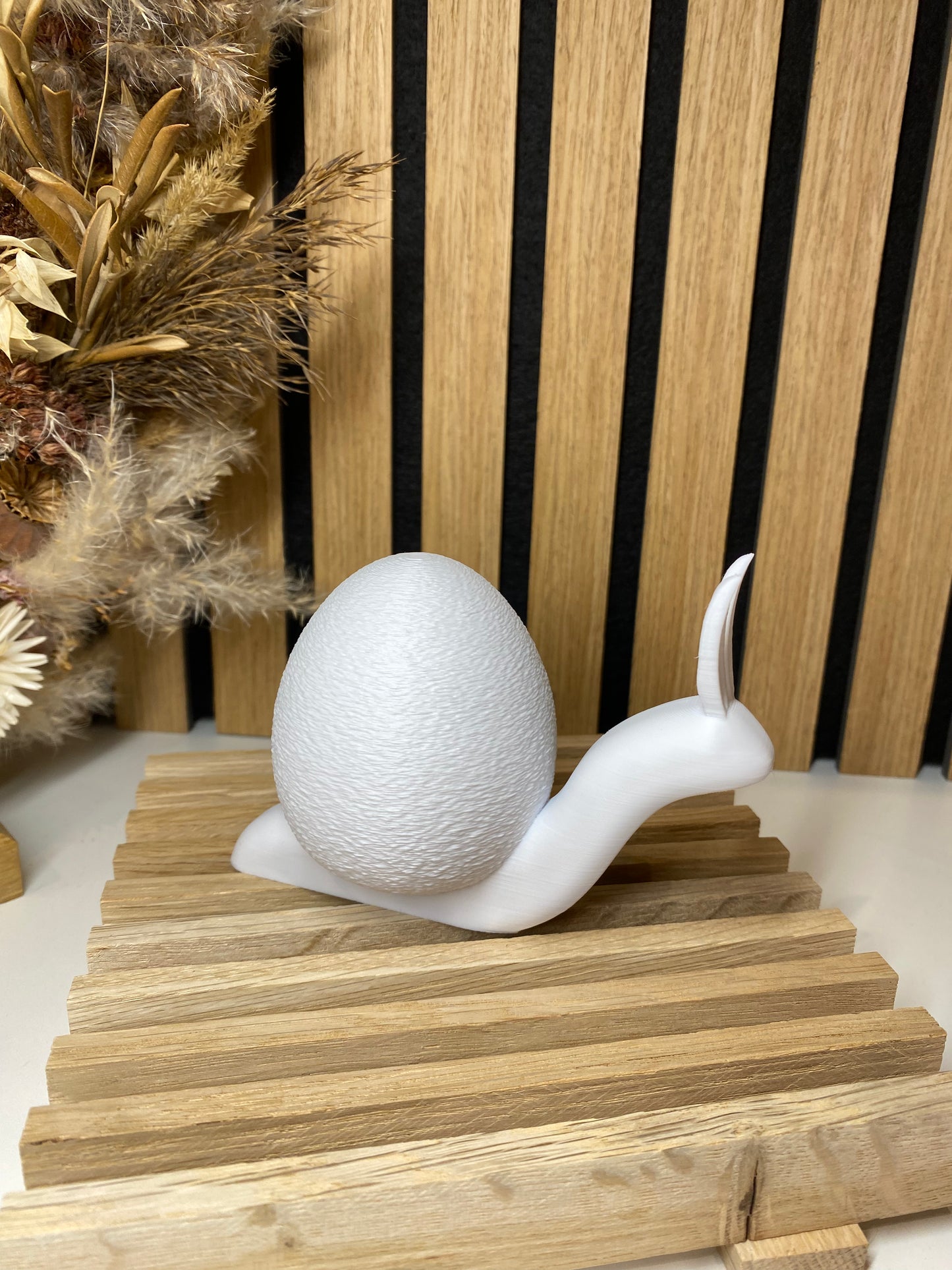 Oster Schnecke mit Hasenohren – moderne Frühlingsdeko – 3 Designs – orginelle Osterdekoration