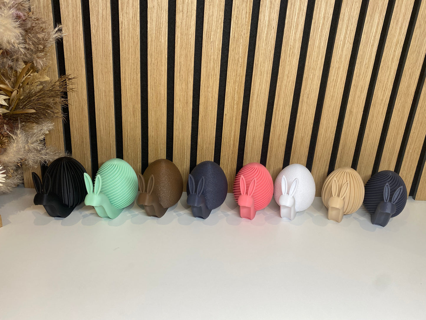 Oster Schnecke mit Hasenohren – moderne Frühlingsdeko – 3 Designs – orginelle Osterdekoration