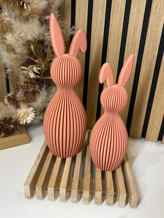 Osterhase mit kleinen Knickohr Ohr - tolle Osterdeko in zwei Größen