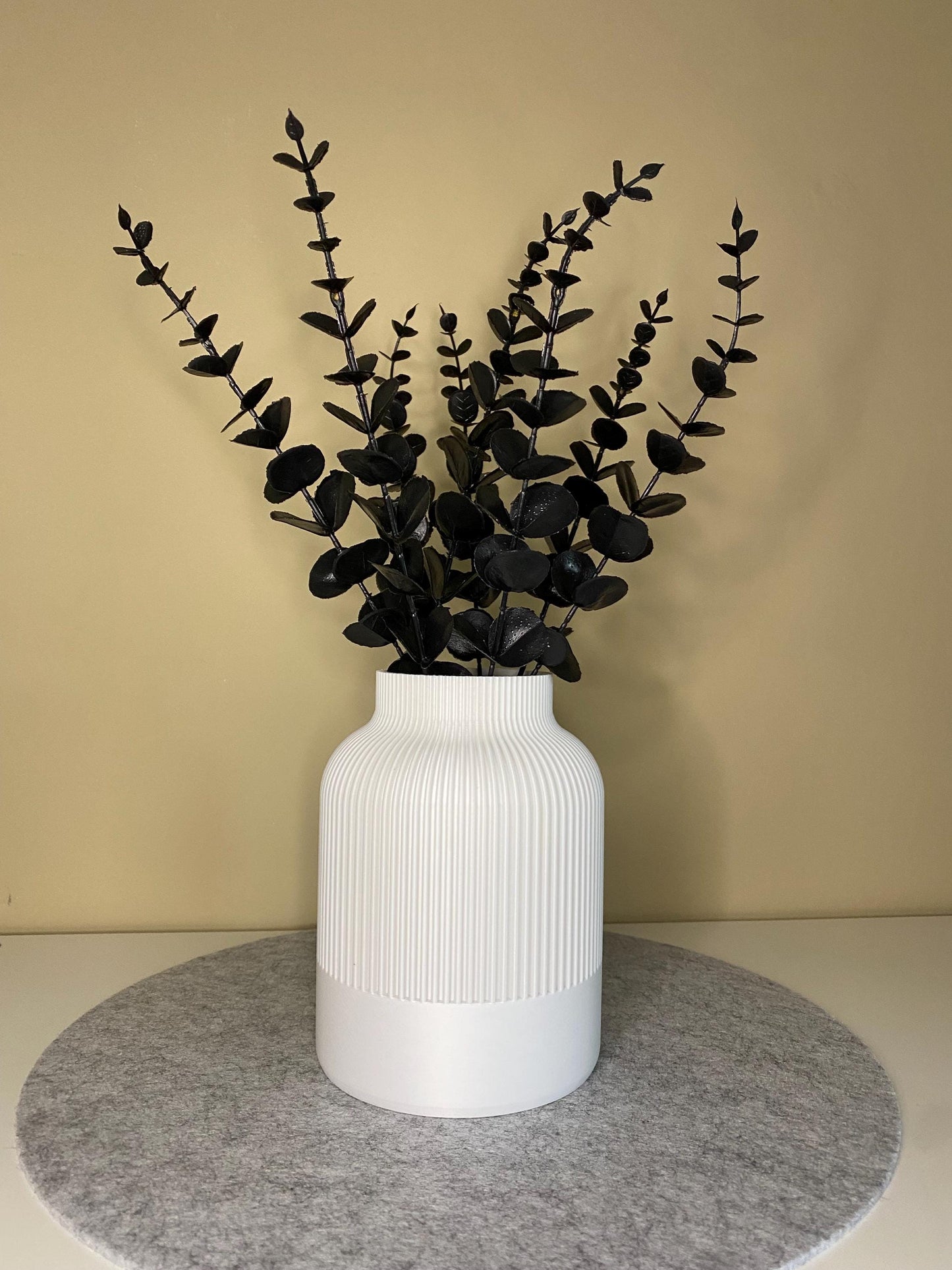 Blumenvase für Trockenblumen – Geschenk zum Muttertag | Boho & Japandi Stil | Nachhaltiger 3D-Druck aus PLA