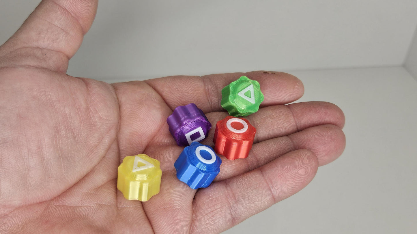 Gonggi Set - gewichtete & ungewichtete Version - traditionelles Geschicklichkeitsspiel aus Korea - Spiel Squid