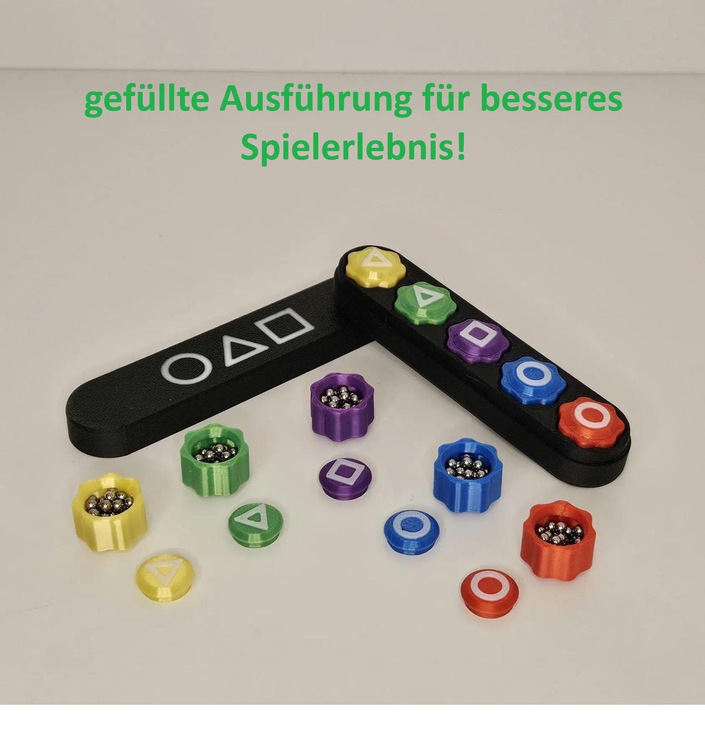 Gonggi Set - gewichtete & ungewichtete Version - traditionelles Geschicklichkeitsspiel aus Korea - Spiel Squid