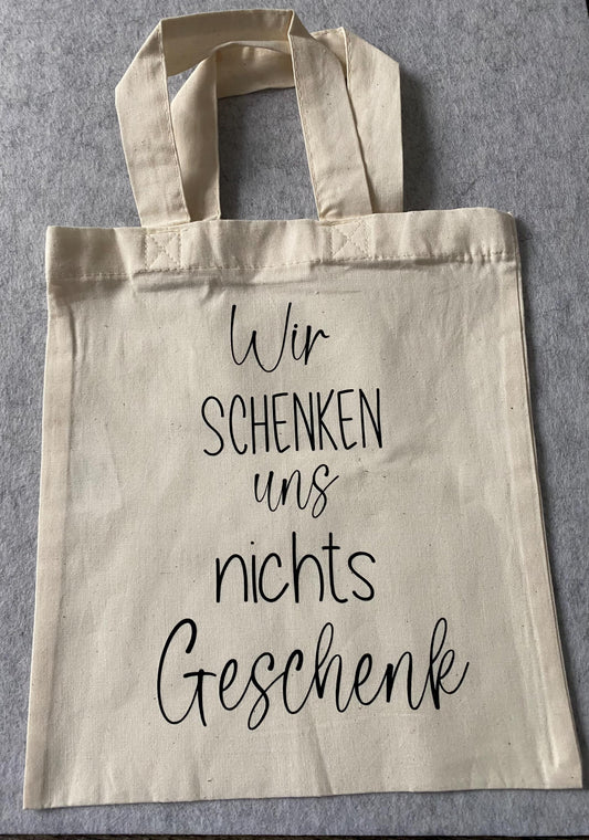 Geschenke-Beutel mit Spruch Apothekertasche Geschenkeverpackung Jutebeutel