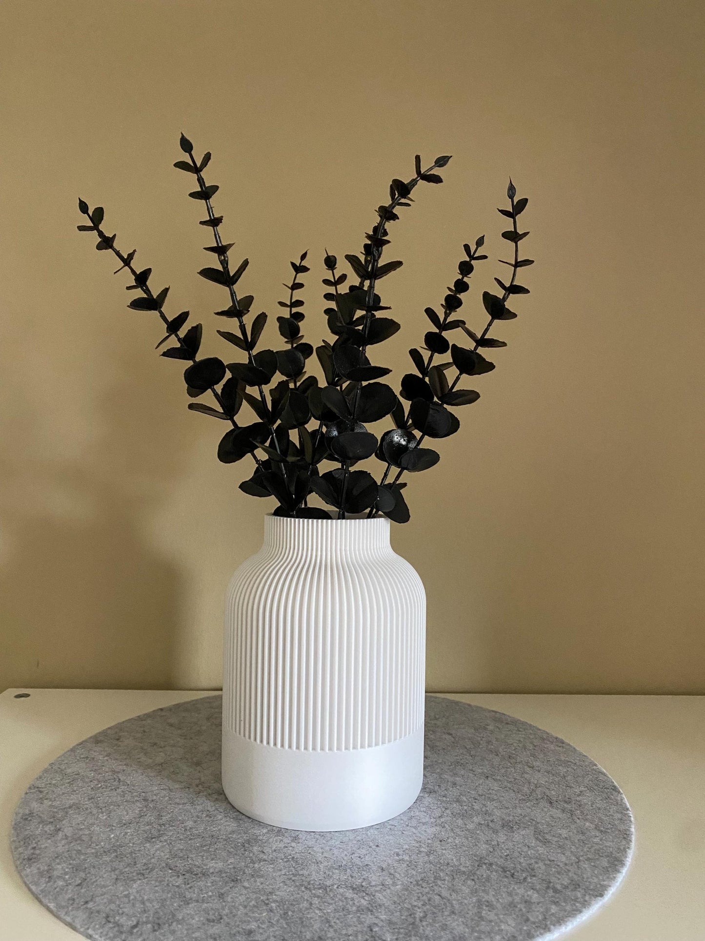 Blumenvase für Trockenblumen – Geschenk zum Muttertag | Boho & Japandi Stil | Nachhaltiger 3D-Druck aus PLA