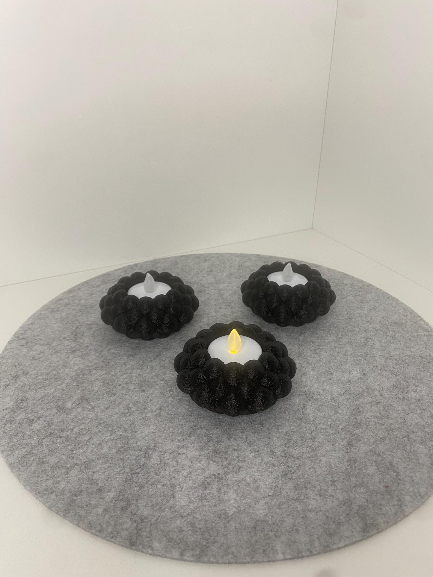 Bubble LED Teelichthalter – Verspieltes Design trifft stimmungsvolles Licht