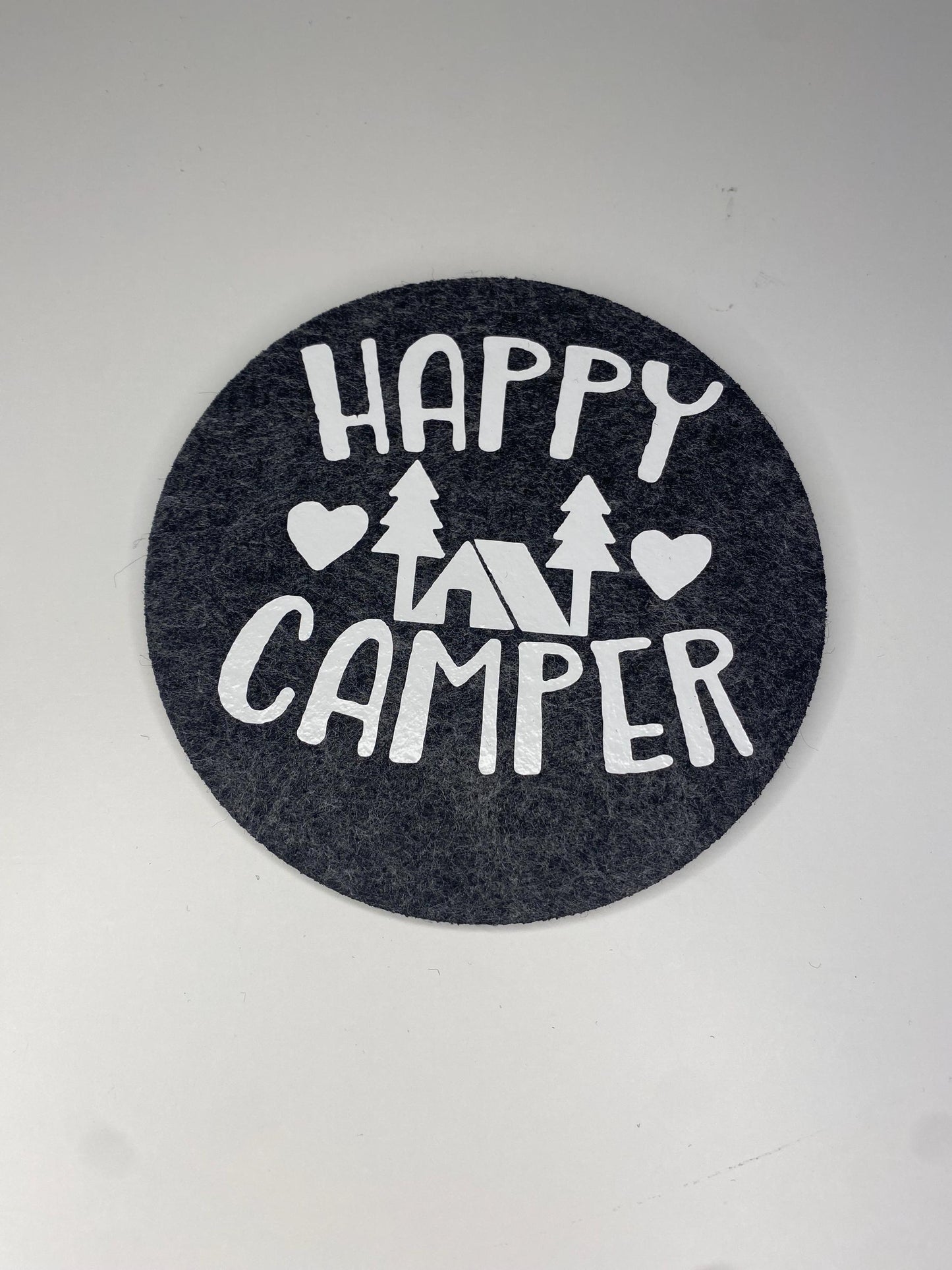 Filzuntersetzer für jeden Campingfreund Campinglife Esstisch Glasuntersetzer Gastfreundschaft Van life