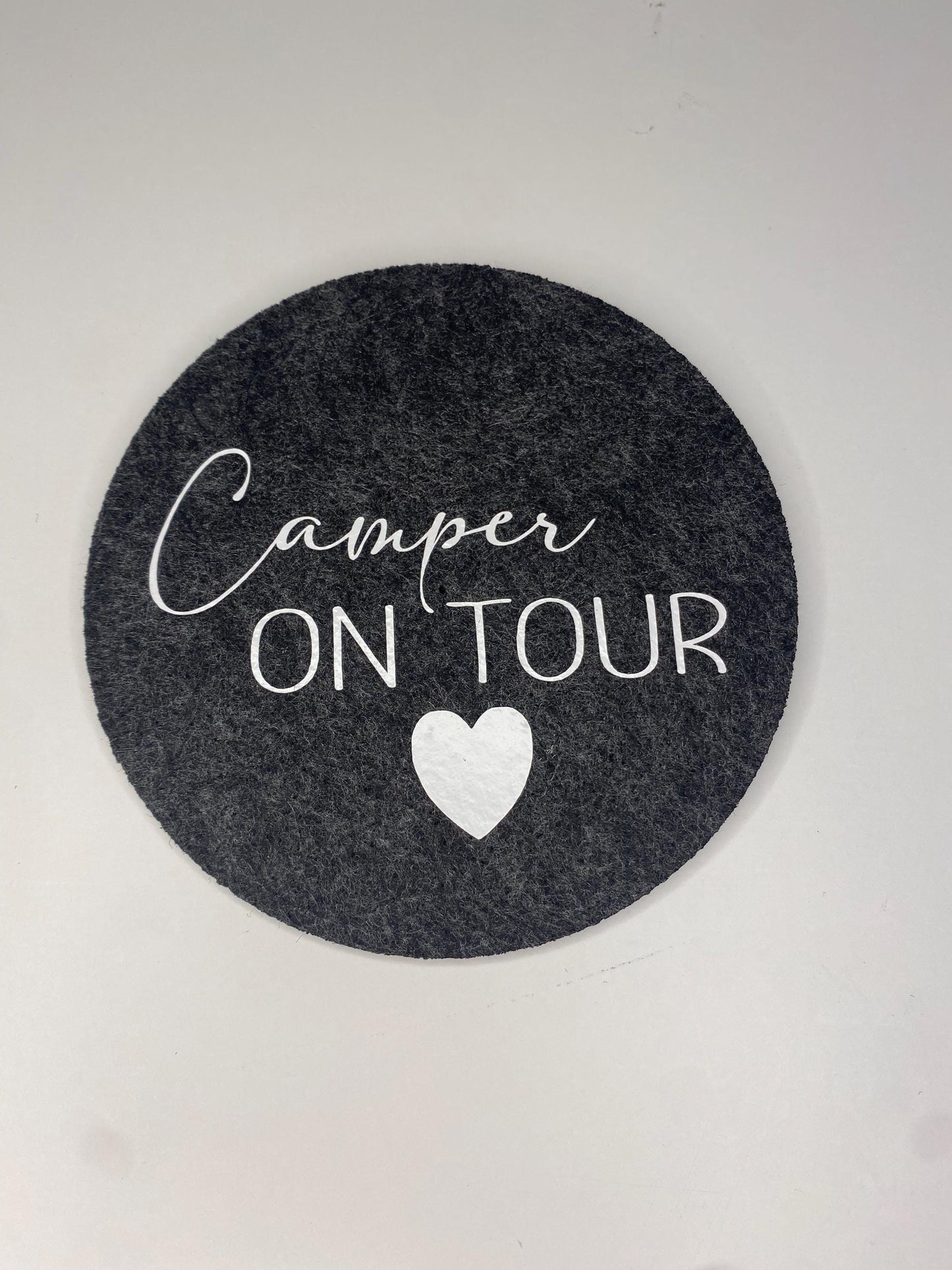 Filzuntersetzer für jeden Campingfreund Campinglife Esstisch Glasuntersetzer Gastfreundschaft Van life