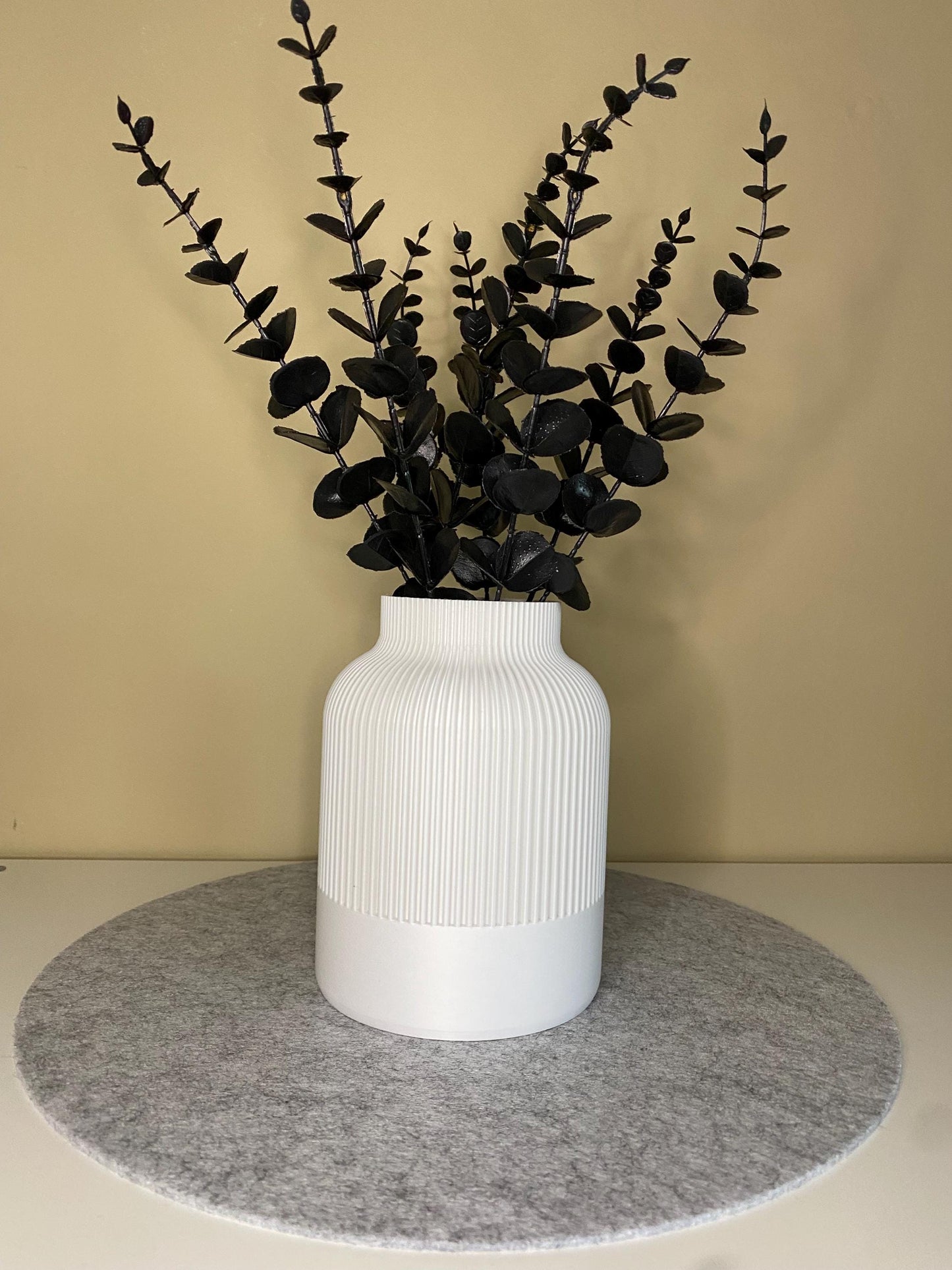 Blumenvase für Trockenblumen – Geschenk zum Muttertag | Boho & Japandi Stil | Nachhaltiger 3D-Druck aus PLA
