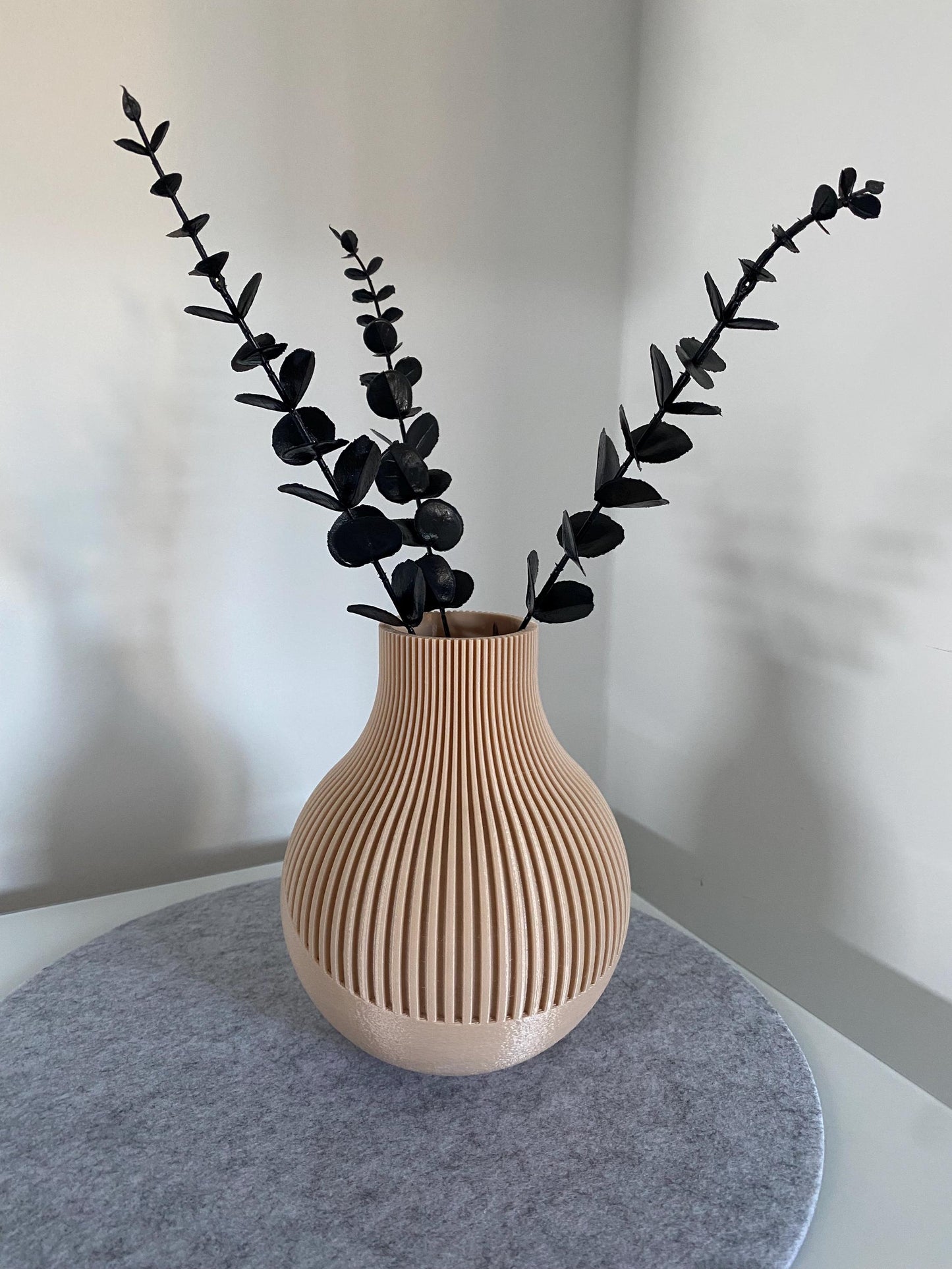 Blumenvase Geschenk zum Muttertag Modern Deko Vase nachhaltig Kugelvase Trocken Blumen Home