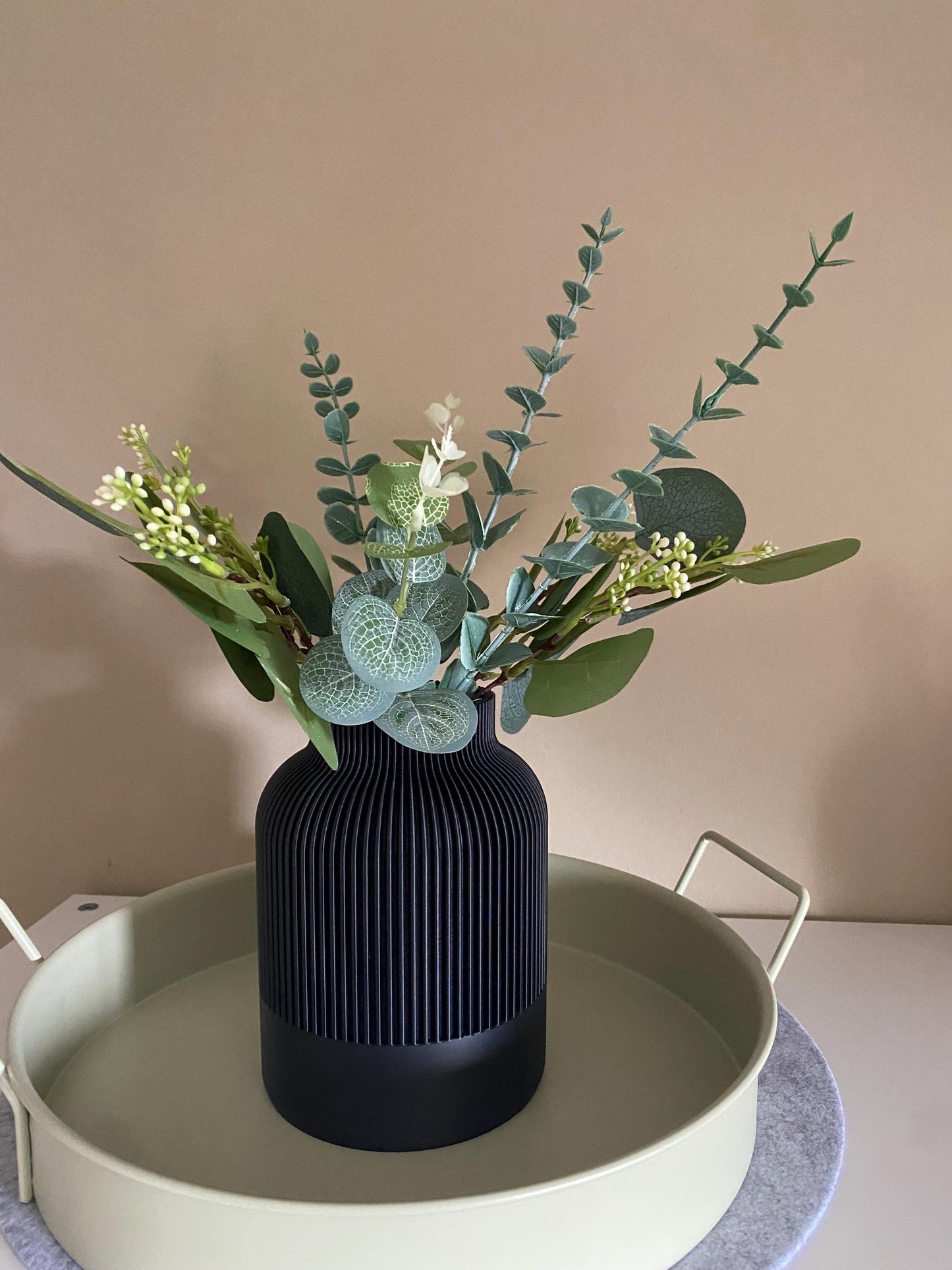 Blumenvase für Trockenblumen – Geschenk zum Muttertag | Boho & Japandi Stil | Nachhaltiger 3D-Druck aus PLA