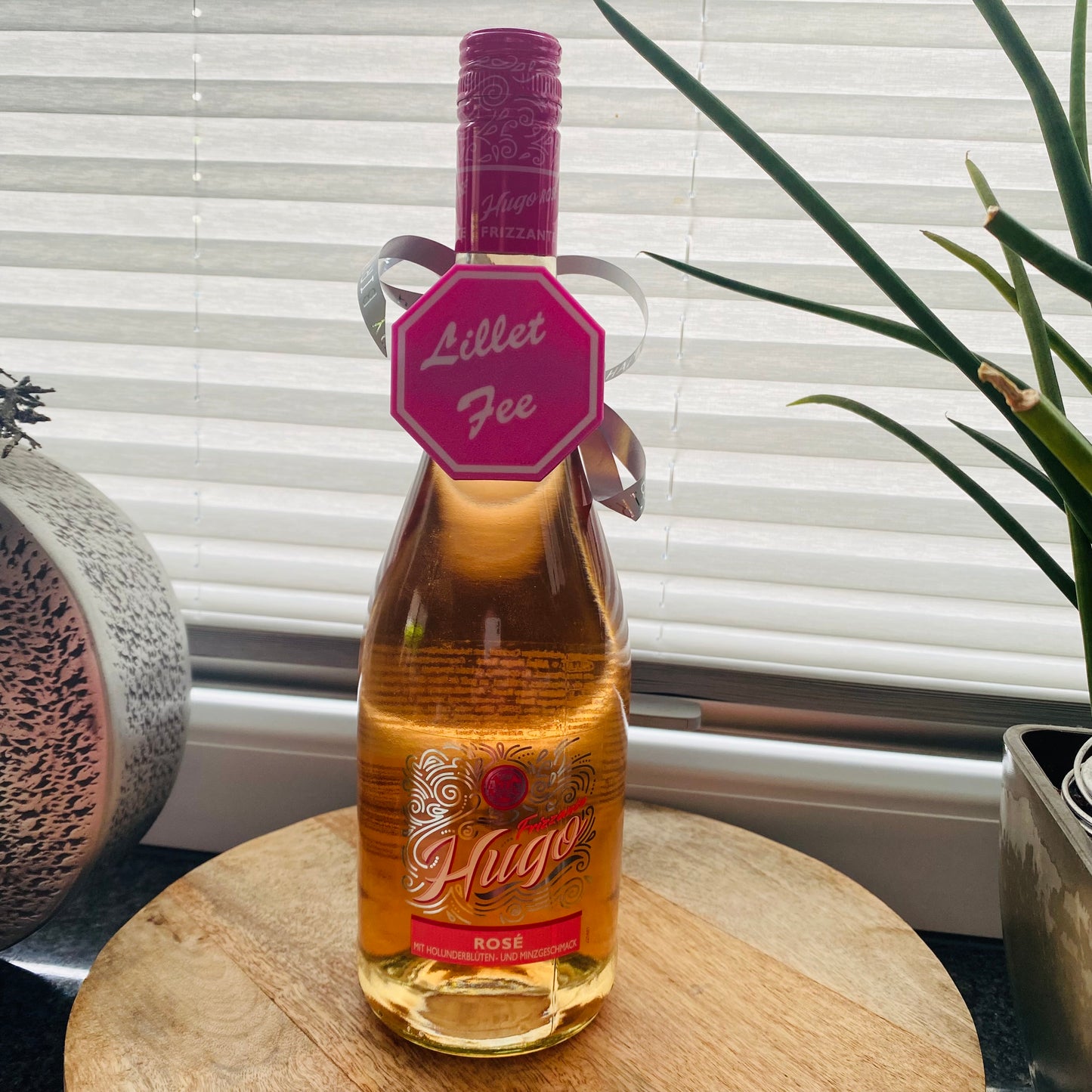 🍸 3D-gedruckter Flaschenanhänger – Oktagon mit frechen Sprüchen für besondere Anlässe