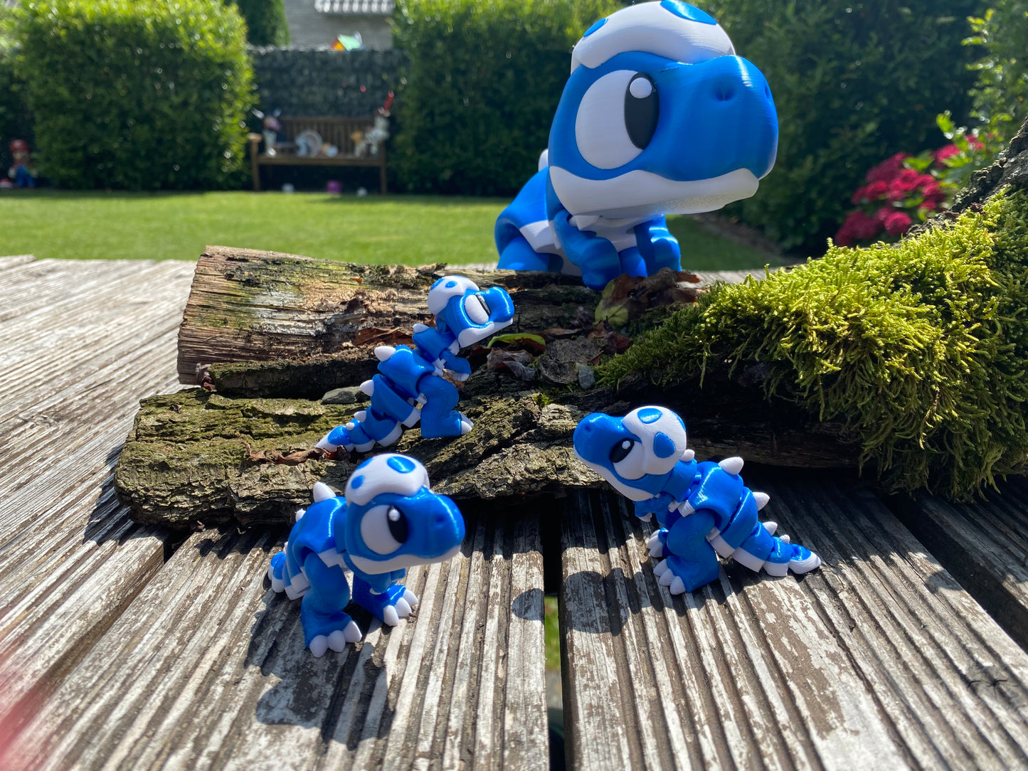 Bewegliche Dino Baby mit Eierschale – 3D-gedruckte Dinosaurierfiguren in verschiedenen Designs Sammlerfiguren