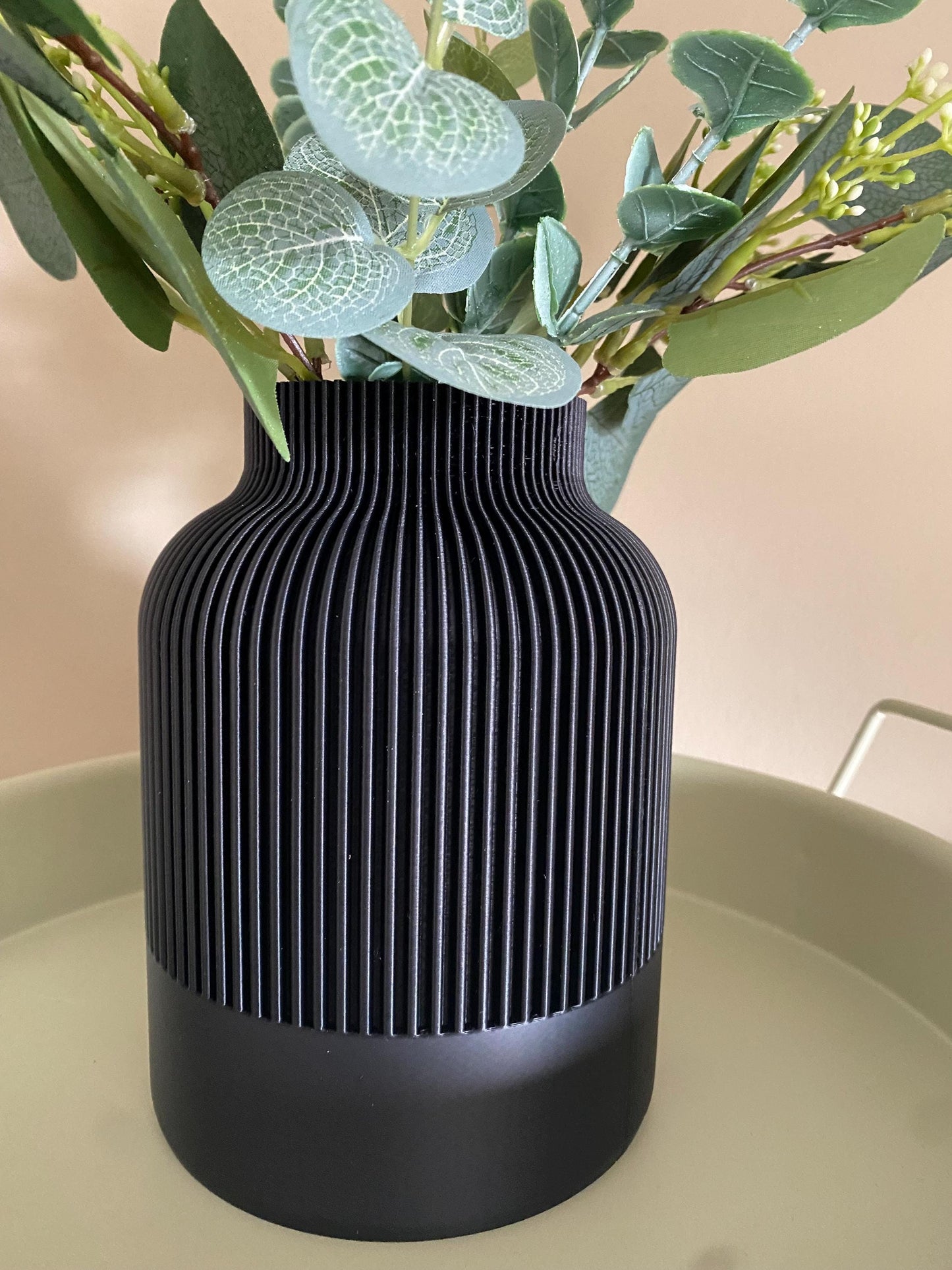 Blumenvase für Trockenblumen – Geschenk zum Muttertag | Boho & Japandi Stil | Nachhaltiger 3D-Druck aus PLA