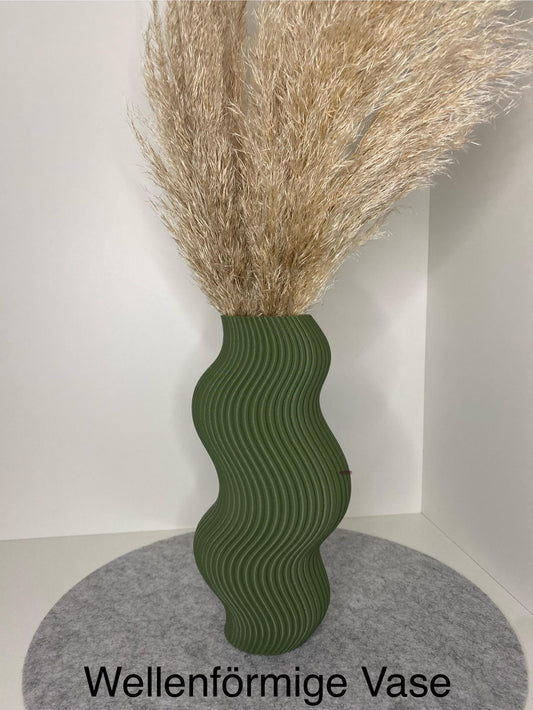 Wellenförmig Vase Wohnaccessoires Dekoration stylische Blumenvase