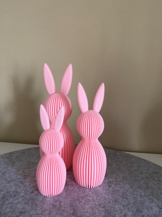 Osterhasen Osterdekoration Ostern Hase Last Minute Geschenk Deko aus PLA 3D Druck Frühlingsdeko Geschenkidee Pastell Farben Eyecatcher