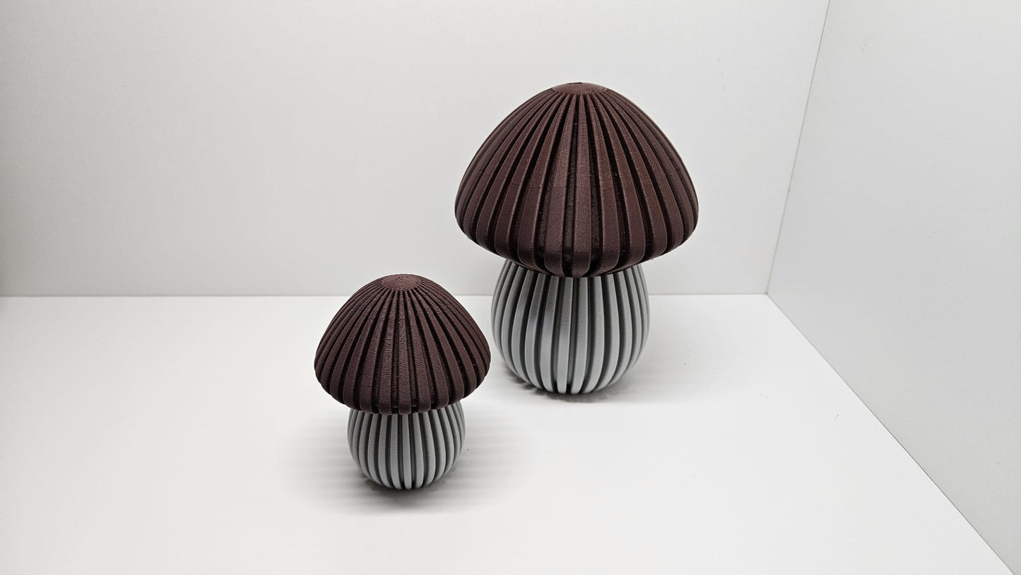 Pilz Herbstdekoration - 3D-gedruckte Pilze in 3 verschiedenen Größen
