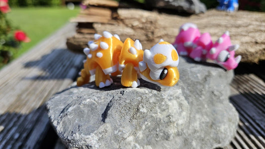 Bewegliche Dino Baby`s mit Eierschale – 3D-gedruckte Dinosaurierfiguren in verschiedenen Designs  Sammelfiguren