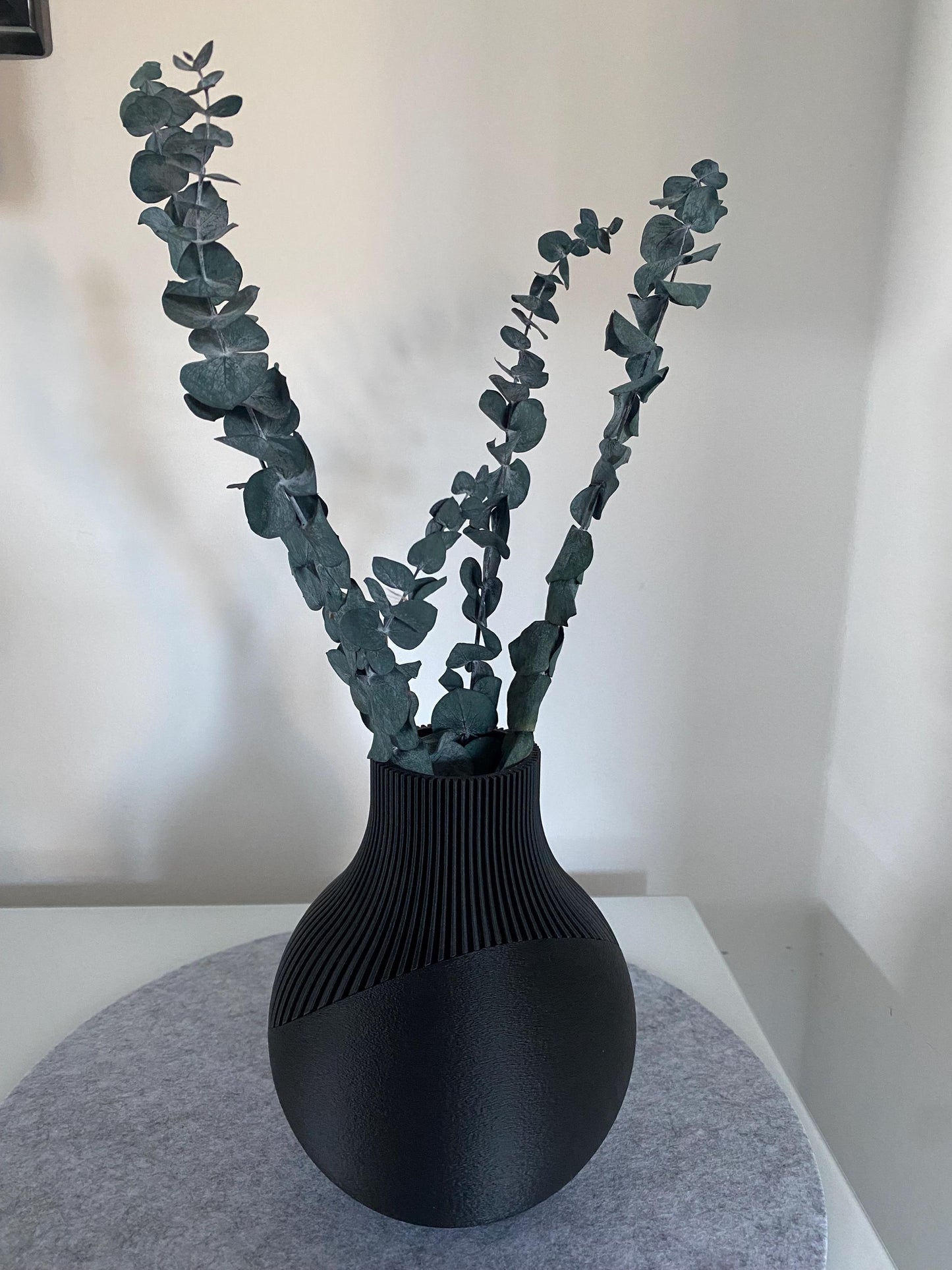 Blumenvase Geschenk zum Muttertag Modern Deko Vase nachhaltig Kugelvase Trocken Blumen Home
