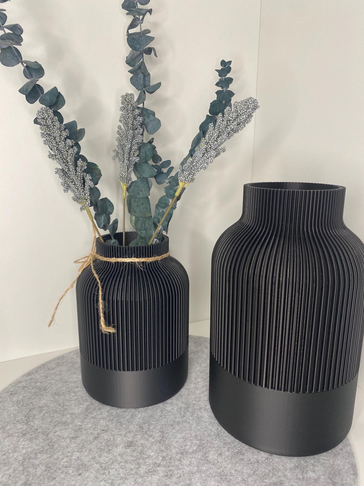 Blumenvase für Trockenblumen – Geschenk zum Muttertag | Boho & Japandi Stil | Nachhaltiger 3D-Druck aus PLA