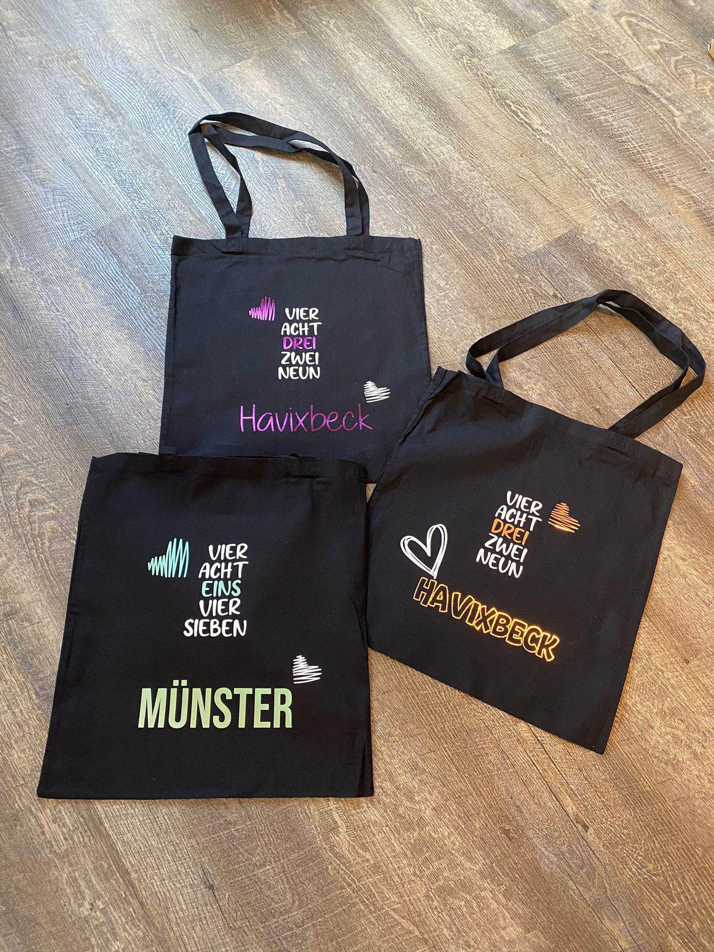 Personalisierter Jutebeutel  mit Postleitzahl und Stadt Einkaufstasche Einkaufsbeutel Tragetasche Baumwolltasche Heimatstadt Heimatliebe