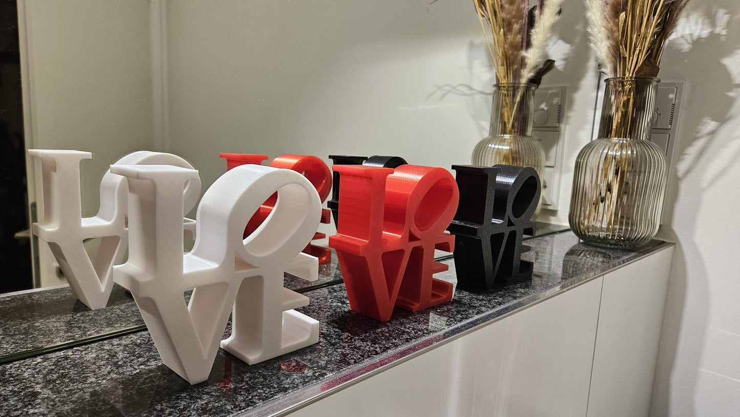 LOVE - Schriftzug, Valentinstag, Deko, Modern, Art, Wohnen, Wohnzimmer, Sculpture