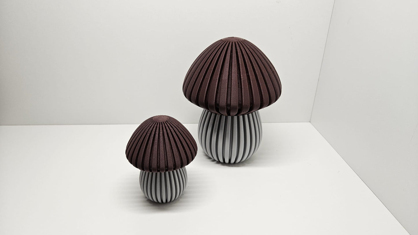 Pilz Herbstdekoration - 3D-gedruckte Pilze in 3 verschiedenen Größen