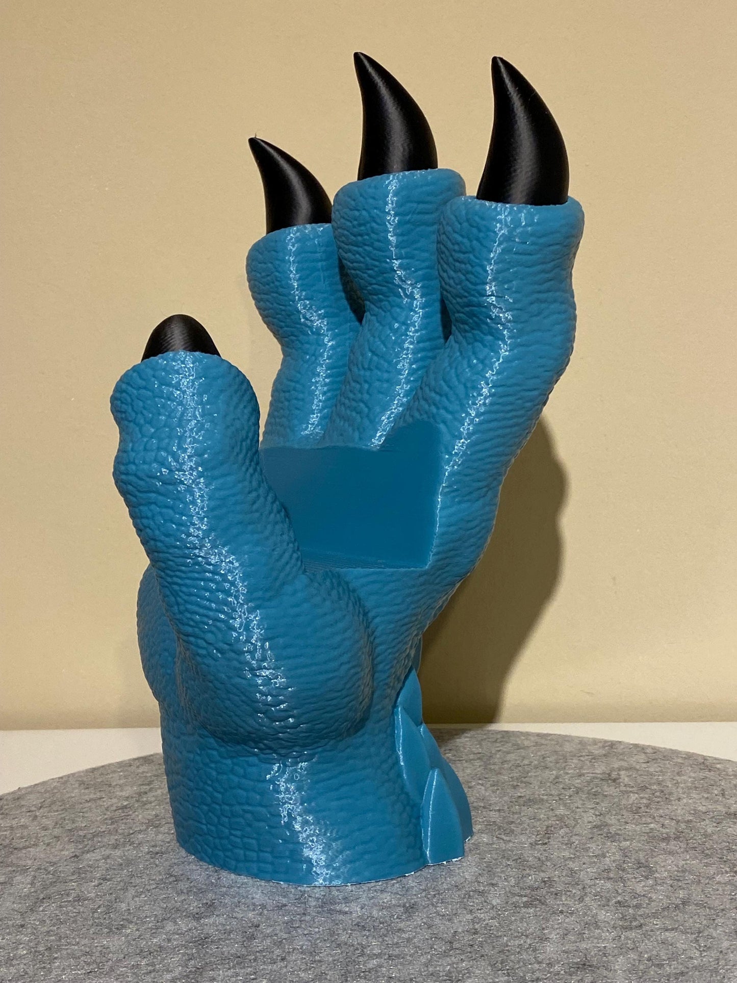 Drachen Hand Buch Halter 3D Druck Drachen Liebhaber Geschenk Ideen Fantasy-Fan Kreatur Bücher Regal Tablet Halter Magie