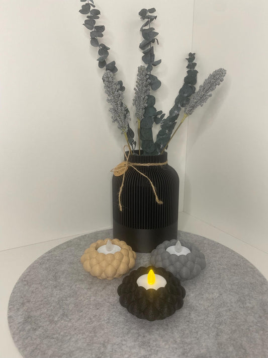 Bubble LED Teelichthalter – Verspieltes Design trifft stimmungsvolles Licht